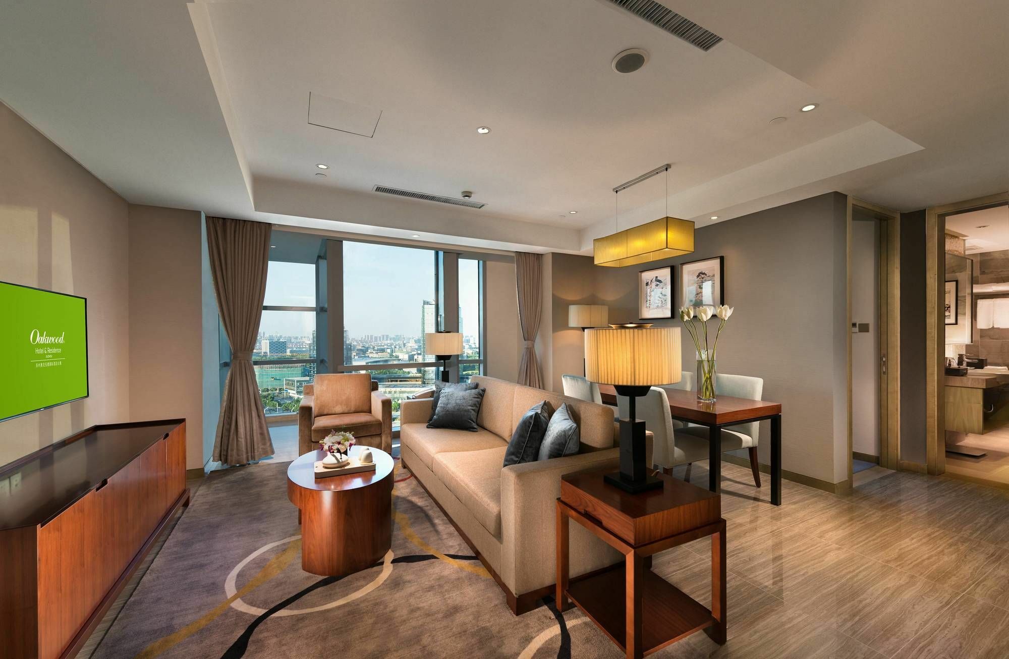 Oakwood Hotel & Residence Suzhou Suzhou  Eksteriør billede